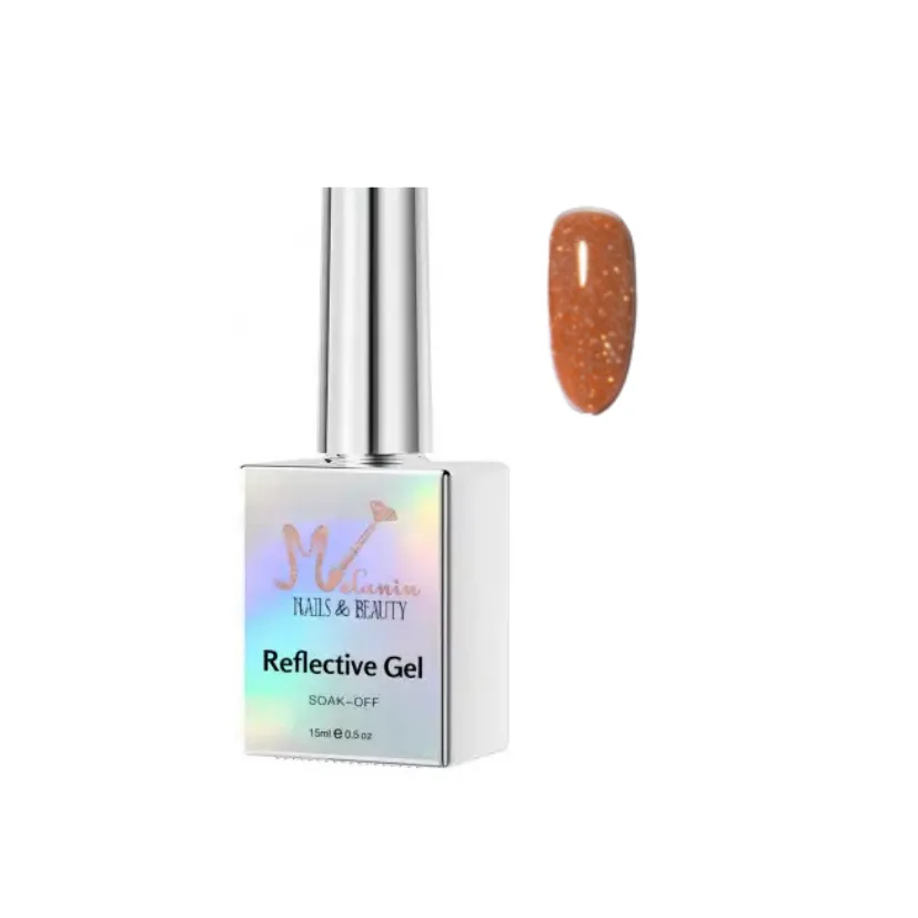 Reflective Gellak Coral Glow